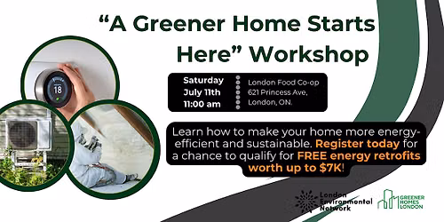 A Greener Home Starts Here Workshop