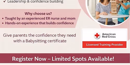 Babysitting training with CPR, AED, First Aid
