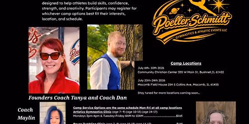 Poeller-Schmidt Gymnastics & Athletic Events LLC Summer Training Camps