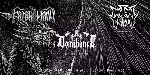 FATE'S HAND (AUSTRALIA) \/ DOMINANCE \/ INSTANT DEATH