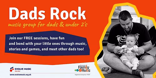 Hartcliffe Dads Rock: 10 music sessions for Dads and their children under 2