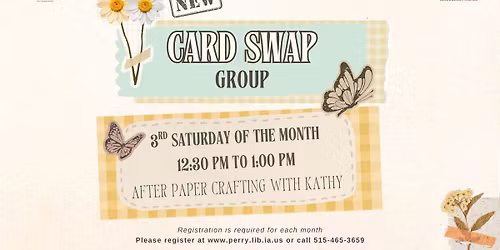 Card Makers Card Swap: Monthly Handmade Greeting Card Swap