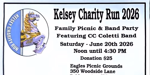 Kelsey Charity Run Annual Family Picnic 
