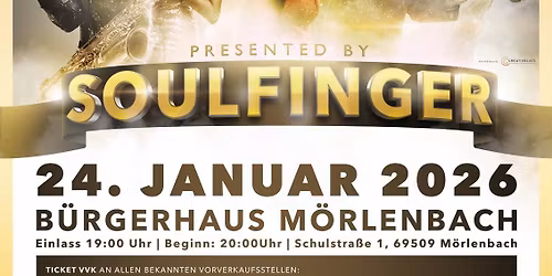 SWEET SOUL MUSIC REVUE - PRESENTED BY SOULFINGER