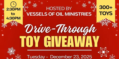 VOOM'S 1st Annual DRIVE-THROUGH TOY GIVEAWAY! \ud83c\udf81