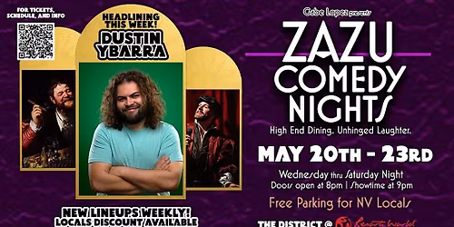Zazu Comedy Nights presents: Dustin Ybarra