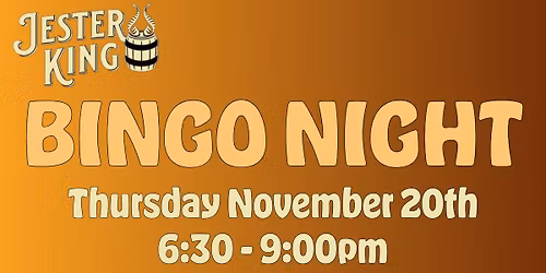 Jester King Bingo