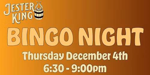 Jester King Bingo