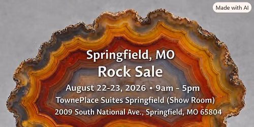 Gem \u2022 Mineral \u2022 Fossil \u2022 Collector Showcase Aug 22, 23 (9am - 5pm) - (Springfield, MO)