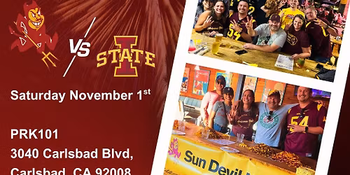 \ud83d\udce3 North County Game Watch \u2013 ASU vs Iowa State - Park 101 Carlsbad