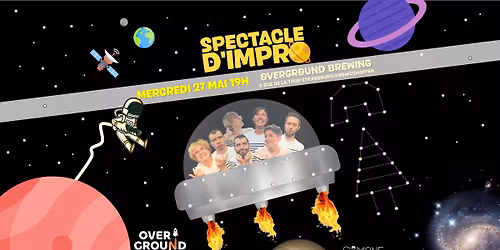 Spectacle d'impro : Simone s'envole vers l'Overground 