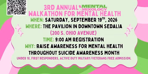3rd Annual Mental Mixology Walkathon for Mental Health