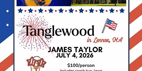 Bus Trip: James Taylor @ Tanglewood