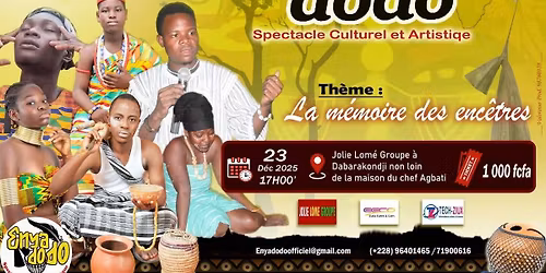 Spectacle Culturel Artistique ENYADODO