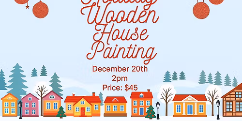 \u0420\u043e\u0437\u043f\u0438\u0441 \u0421\u0432\u044f\u0442\u043a\u043e\u0432\u043e\u0457 \u0425\u0430\u0442\u0438\u043d\u043a\u0438 \/ Holiday Wooden House Painting