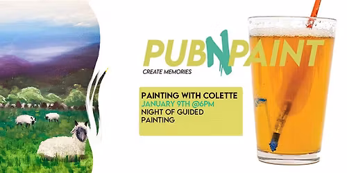 Pizza Ordze Rd Paint Night with PubNPaint Jan 9th