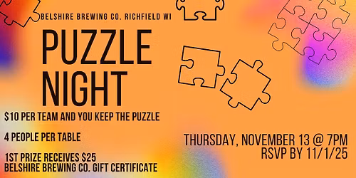 Puzzle Night at the Brewery