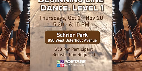 Beginning Line Dance: Level 1