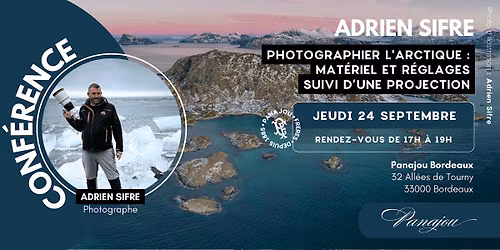 CONF\u00c9RENCE ET PROJECTION \/\/ ADRIEN SIFRE \/\/ JEUDI 24 SEPTEMBRE