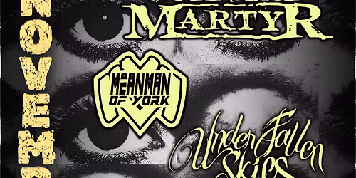 Burn the Martyr\/MeanMan\/Under Fallen Skies\/The Diminishing Returns @ Jen-Jen\u2019s RnB