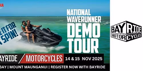 BAYRIDE & YAMAHA WAVERUNNER DEMO TOUR - TAURANGA