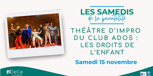 Samedi de la Parentalit\u00e9 : Th\u00e9\u00e2tre d'impro