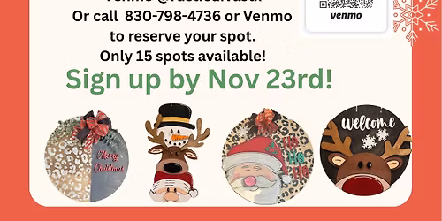 Christmas Paint Party @ The Draft in Burnet