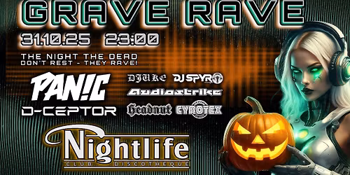 GRAVE RAVE - Halloween Hardcore-Special im Club Nightlife