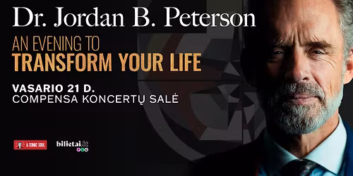 Dr. Jordan B. Peterson: An Evening to Transform Your Life | Vilnius
