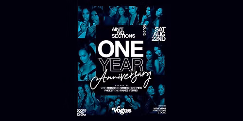 Ain't No Sections at Vogue Theatre - IN