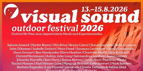 visual sound outdoor festival_13. \u2013 15. August 2026