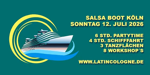 Salsa Boot K\u00f6ln \/ Sonntag 12. Juli 2026 ! 