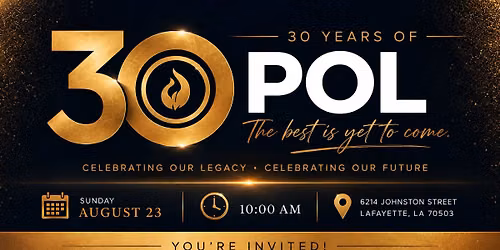 POL's 30th Anniversary Celebration