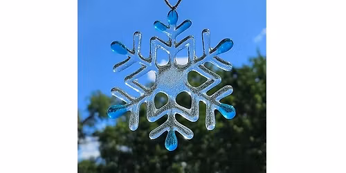 Fused Glass Snowflake