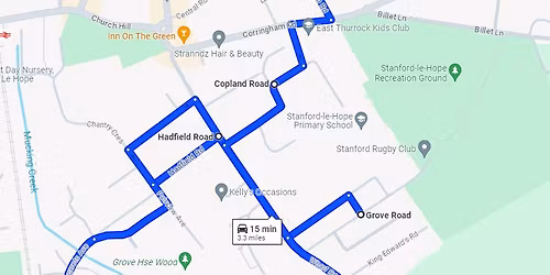 1st Stanford Santa Sleigh Monday 1st December