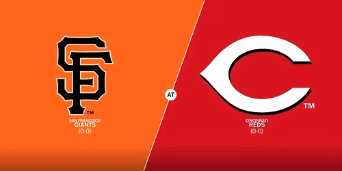 Cincinnati Reds at San Francisco Giants at Oracle Park