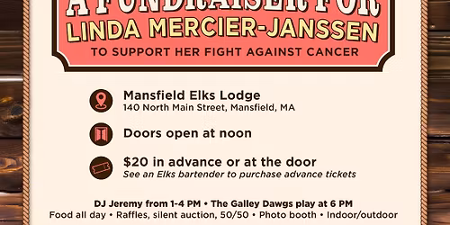 Fundraiser for Linda Mercier-Janssen