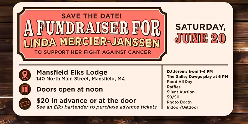 Fundraiser for Linda Mercier-Janssen