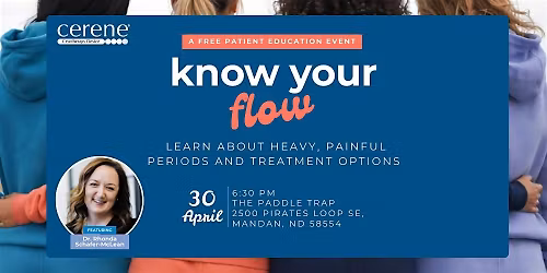 Know Your Flow, Mandan: Free Women's Health Event