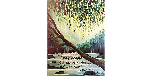 Feel the Rain - Paint and Sip in Houston | Classpop!\u2122
