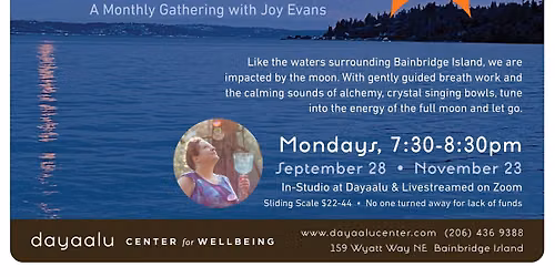 Full Moon Sound Healing with Joy