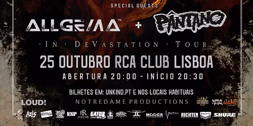 SINSAENUM + ALLGEMA + P\u00c2NTANO \u2013 RCA Club - Lisboa