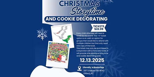 Cookiesaurus Christmas Storytime & Cookie Decorating