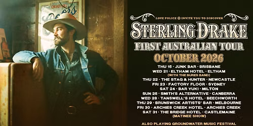 Sterling Drake (USA) | Beechworth, VIC