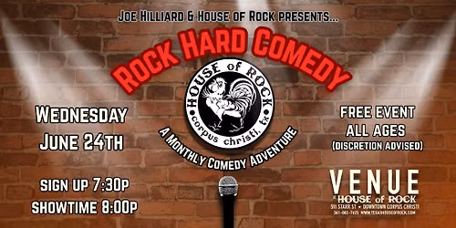 Rock Hard Comedy at House of Rock - A Heckle Room Show