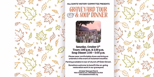 Graveyard Tour & Soup Dinner