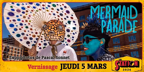 MERMAID PARADE - vernissage expo photos - Pascal SONNET