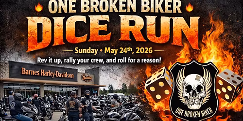 \ud83c\udfcd\ufe0f ONE BROKEN BIKER DICE RUN \ud83c\udfcd\ufe0f  Ride. Roll. Rally