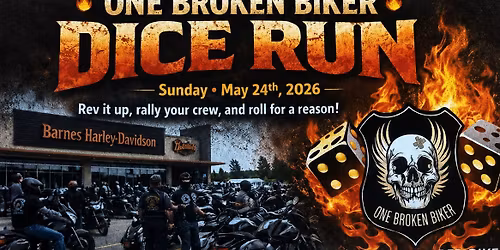 \ud83c\udfcd\ufe0f ONE BROKEN BIKER DICE RUN \ud83c\udfcd\ufe0f  Ride. Roll. Rally