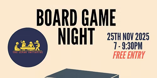 The Lepak Initiative x The Balcony's November Board Game Night